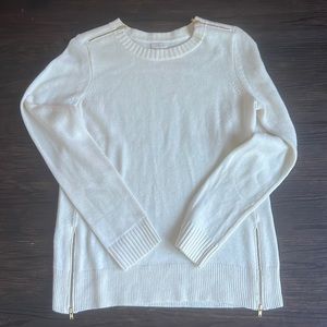 J Crew Off white Sweater